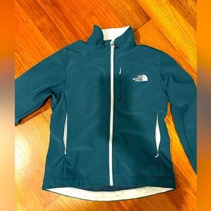 North Face Women Coat Teal Green Size S